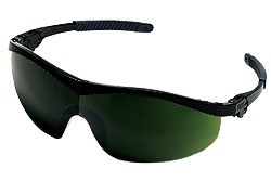 ST1150 Welding Safety Glasses - BLACK FRAME GREEN 5.0 LENS