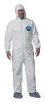DuPont TYVEK TY122S COVERALL WITH HOOD & BOOTS