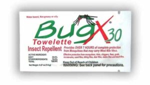 Coretex 10654 BugX30 Insect Towelettes 100 ct.