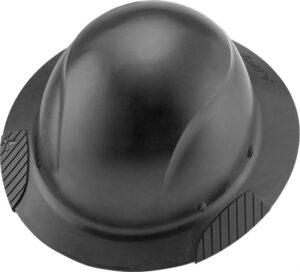 HDF-15KG DAX Black Full Brim Hard Hat