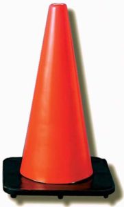 JACKSON SAFETY* DW Series Traffic Cones - Traffic cone, 3 lbs.