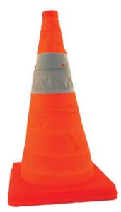JACKSON SAFETY* Pack and Pop Cones* - Pack & Pop Cone w/ feet & orange plastic base