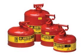 Safety Cans - 2 1/2-Gal. steel safety can