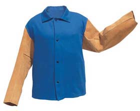 John Tillman 9230 Flame-Retardant Cotton Jackets with Leather Sleeves