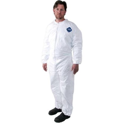 Tyvek TY125S Coveralls with Elastic Wrist & Ankles, 25PACK