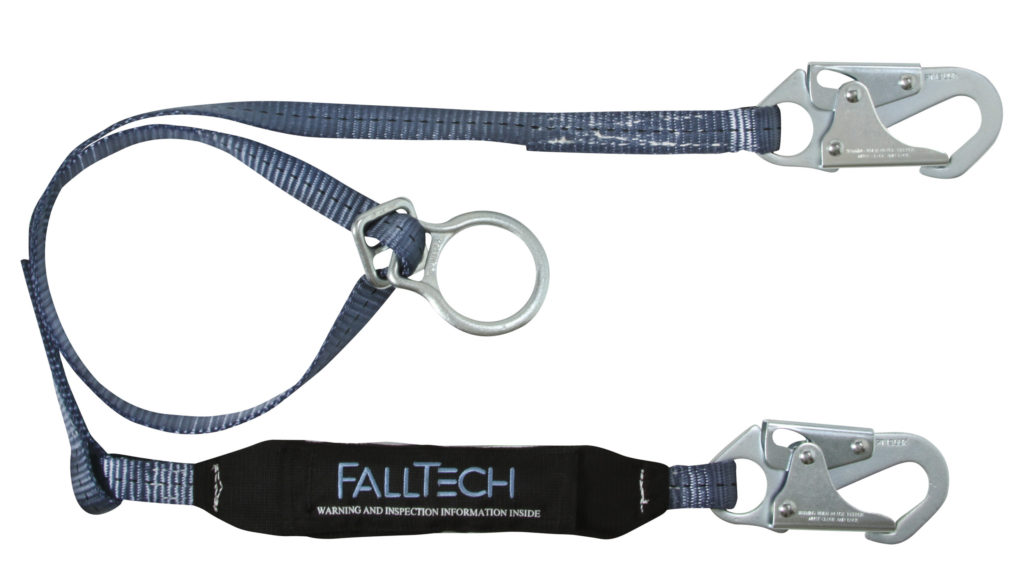 FallTech 82562 ViewPack 6′ Shock Absorbing Single Leg Lanyard with 2