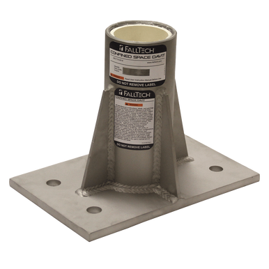 Falltech 65040CMS Center-mount Stainless Steel Bolt-on Fixed Davit Base