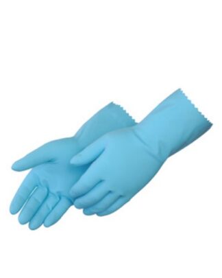 Liberty Gloves 2870BSL 18 mil Blue Household Latex Gloves, Dozen
