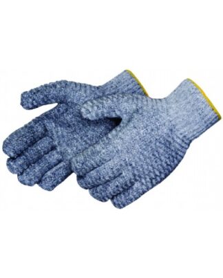 Liberty Glove 4707G Gray String Knit Glove with Clear Honeycomb PVC, Dozen (Copy)