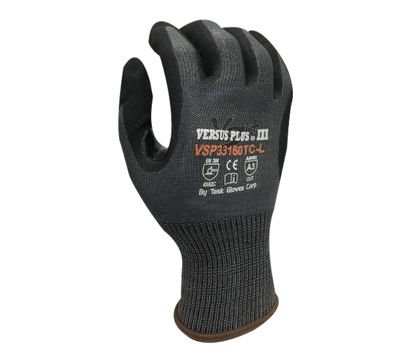 VSP33160TC Cut Level A3 Sandy Foam Nitrile Glove (Pr)