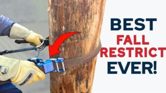 Wood Pole Fall Restrict Devices