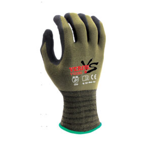 Versus VS2263 Black Micro-Foam Nitrile Coated Palm with Dots Glove(DZ)