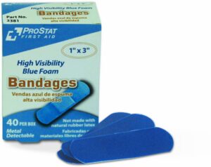 BLUE DETECTABLE BANDAGES