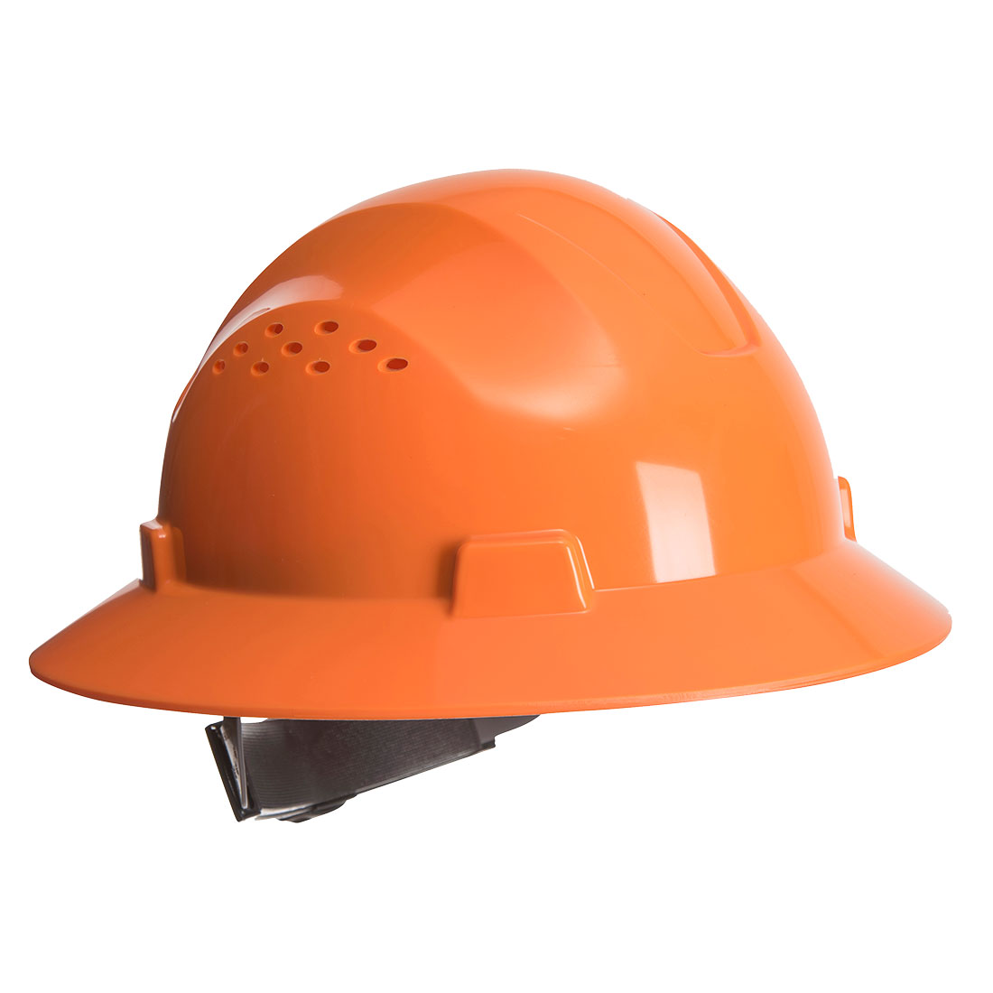 PORTWEST PW52ORR - Full Brim Premier Vented Orange Hard Hat