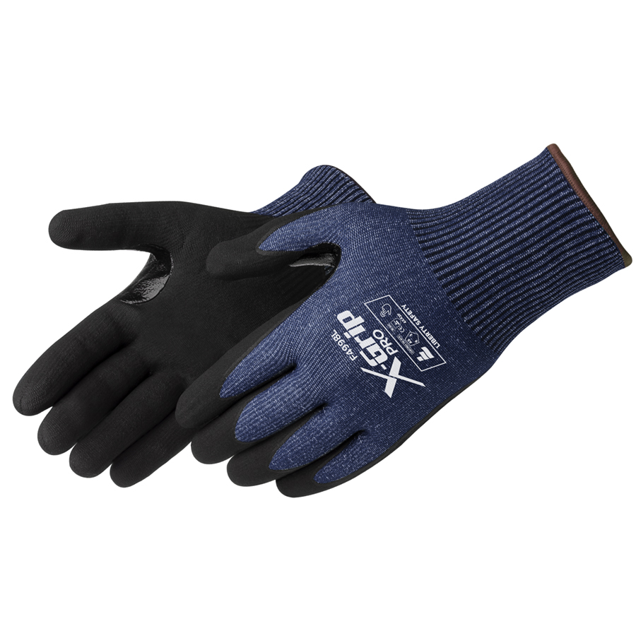 X-Grip Pro F4998 Cut Level A9 Sandy Nitrile Coated Touchscreen Glove