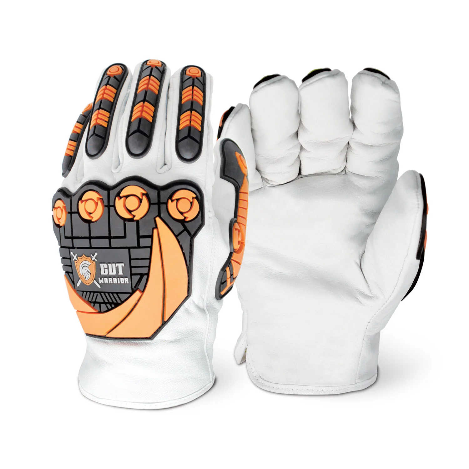 2895- CUT WARRIOR CUT A5 Premium Grain Goatskin Driver Impact Resistant Gloves