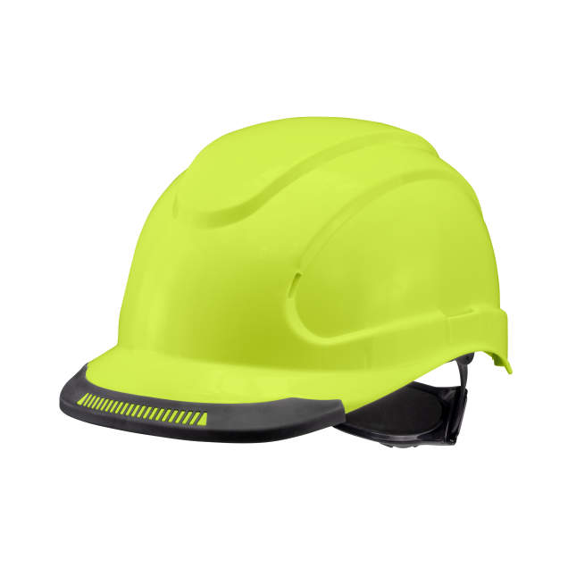 RHH6 Type I Class G & E Hi-Vis Lime Cap Style Hard Hat