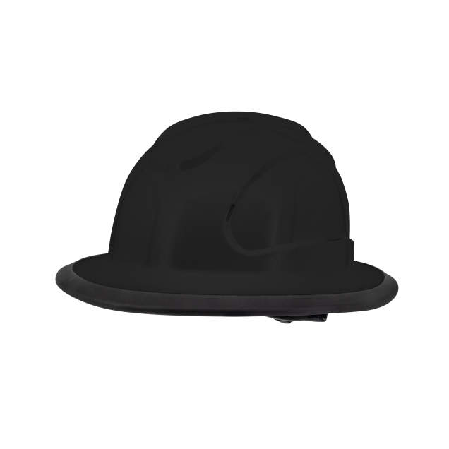 RHJ6 Type I Class G & E Black Full Brim Hard Hat