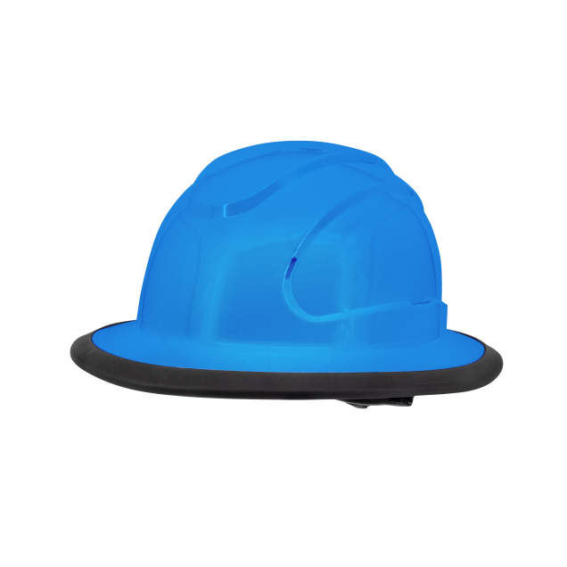 RHJ6 Type I Class G & E Ocean Blue Full Brim Hard Hat