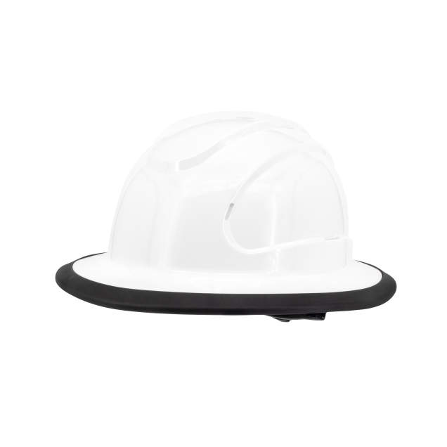 RHJ6 Type I Class G & E White Full Brim Hard Hat