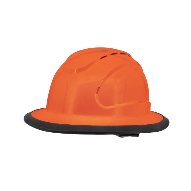 RHJV6 Type I Class C Orange Vented Full Brim Hard Hat
