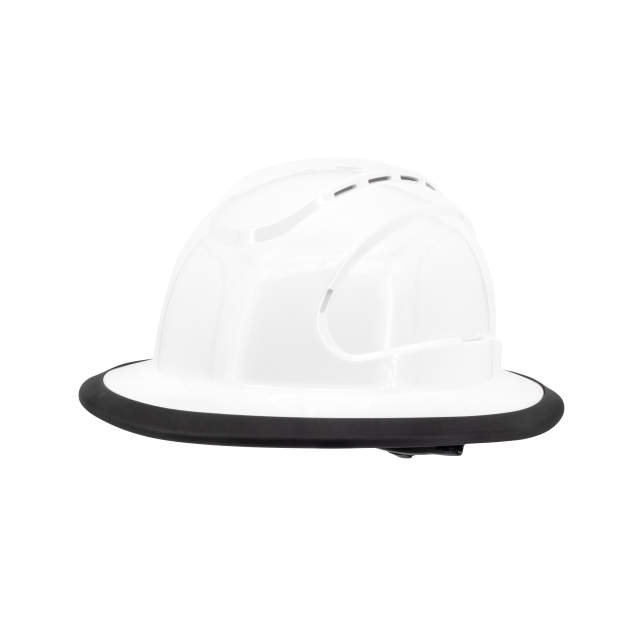 RHJV6 Type I Class C White Vented Full Brim Hard Hat