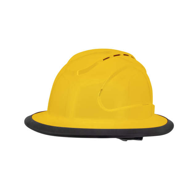 RHJV6 Type I Class C Yellow Vented Full Brim Hard Hat